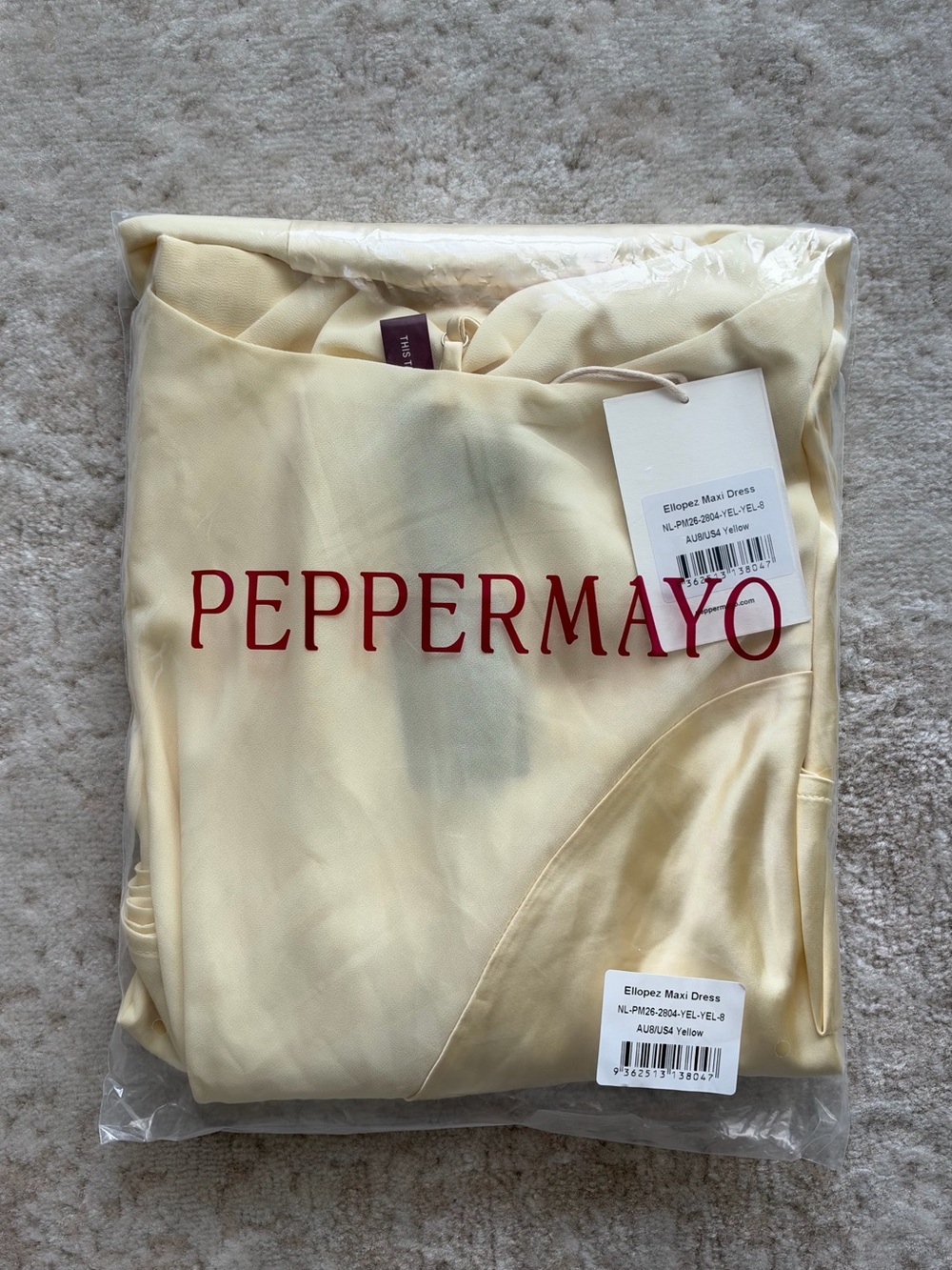 Peppermayo Ellopez Maxi Dress in Yellow - Picture 4 of 4